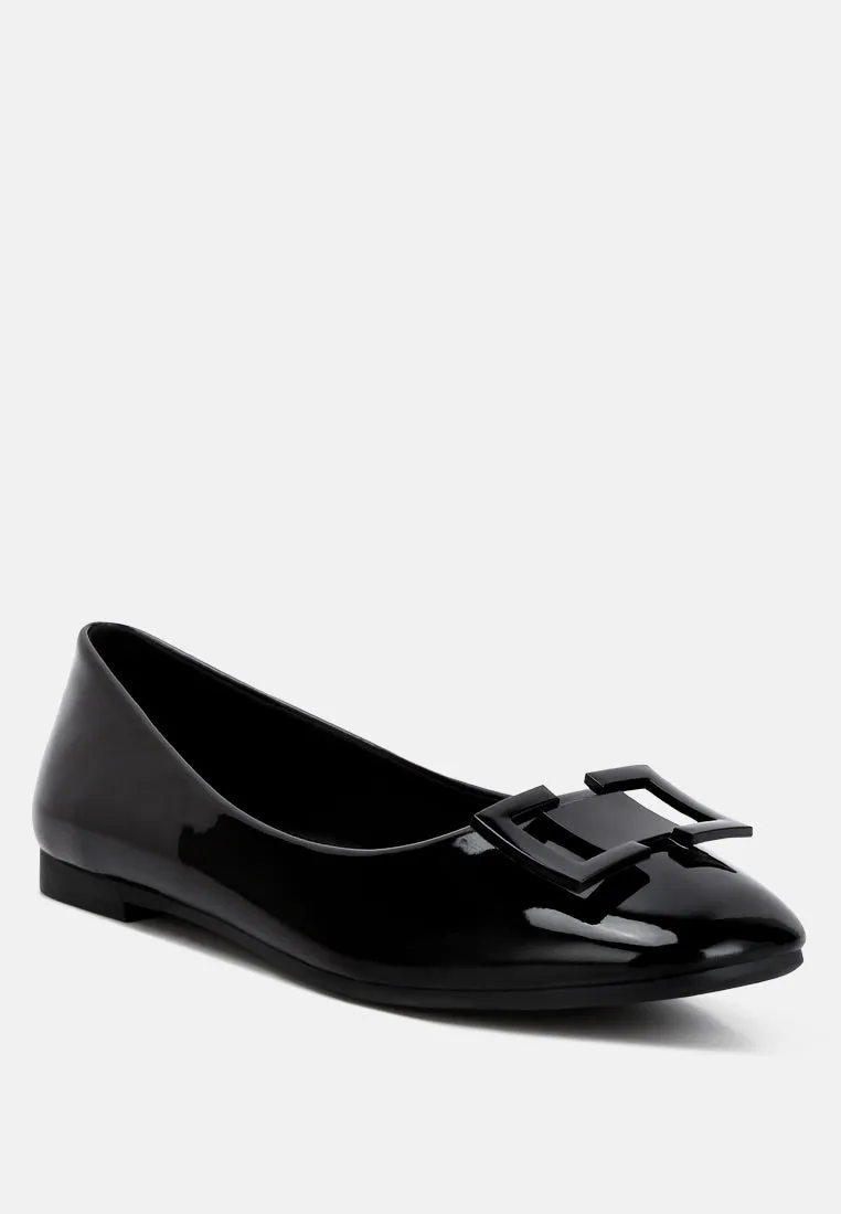 Nek Embellished Flat Ballerinas by London Rag