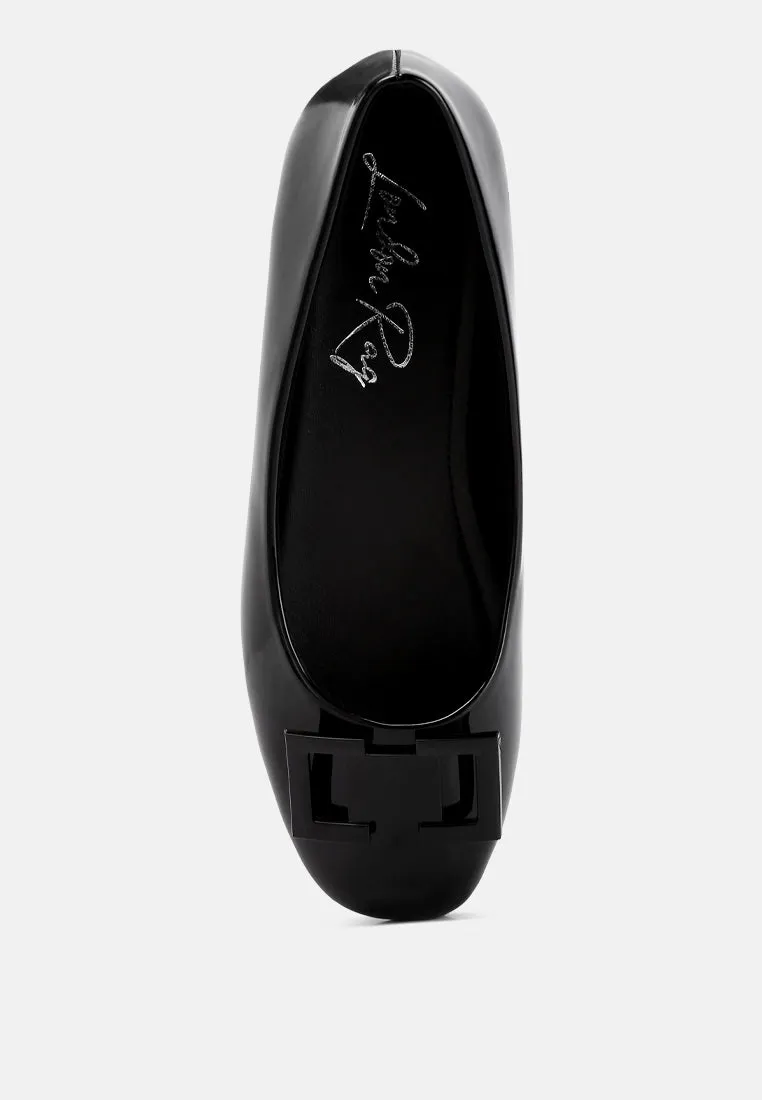 Nek Embellished Flat Ballerinas by London Rag