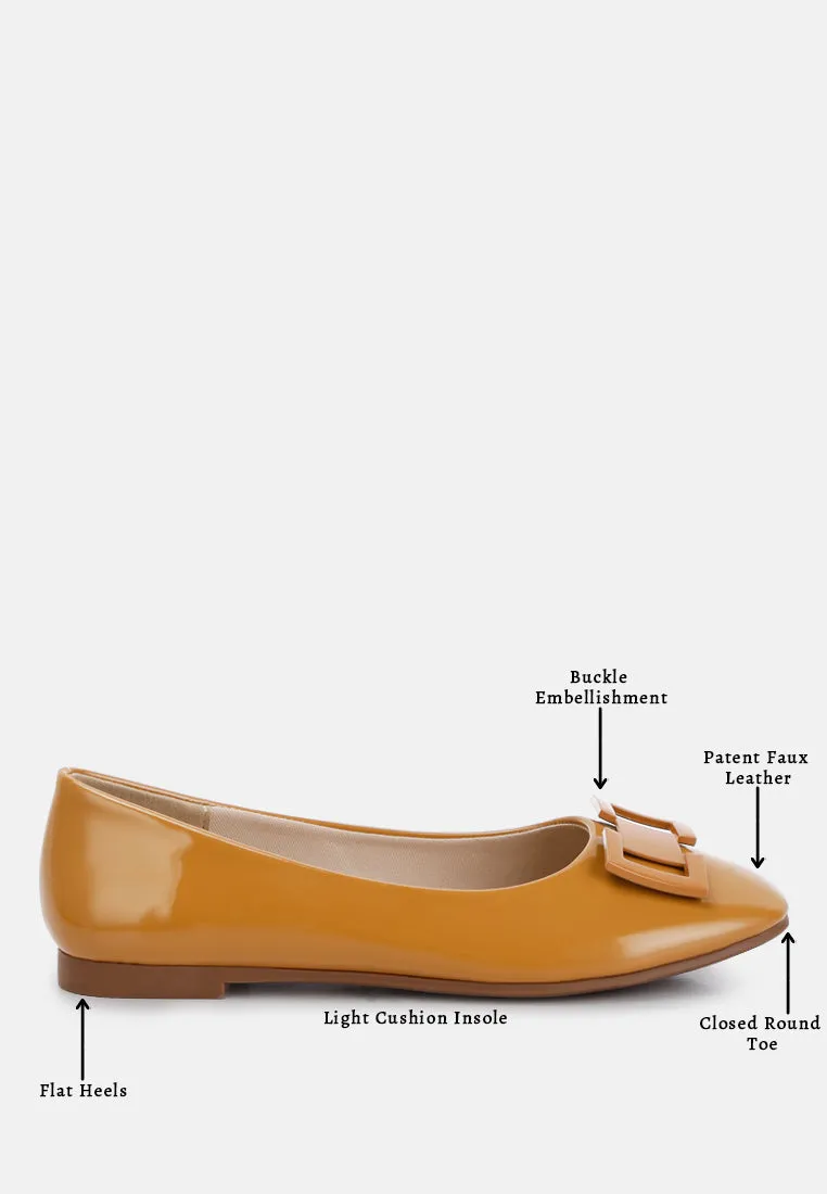 Nek Embellished Flat Ballerinas by London Rag