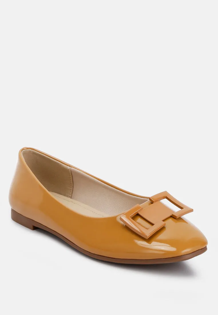 Nek Embellished Flat Ballerinas by London Rag