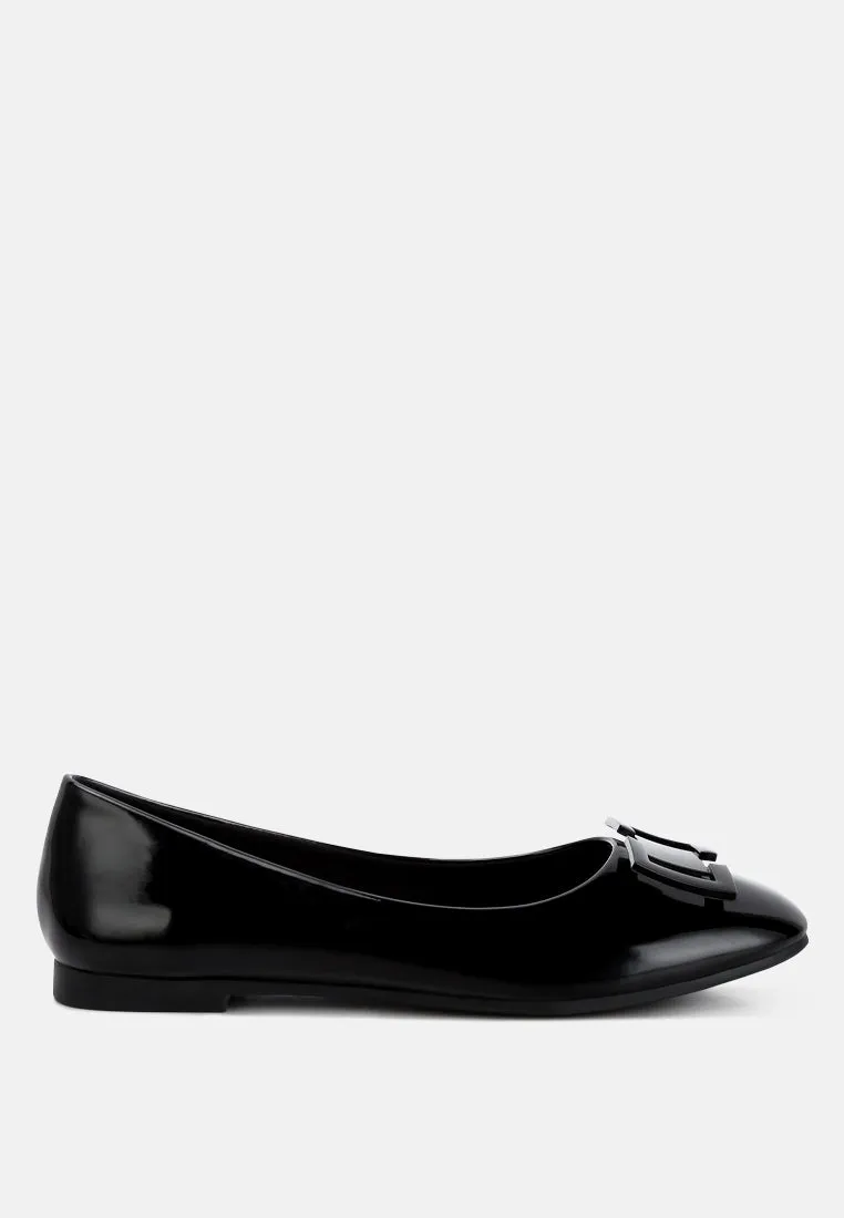 Nek Embellished Flat Ballerinas by London Rag