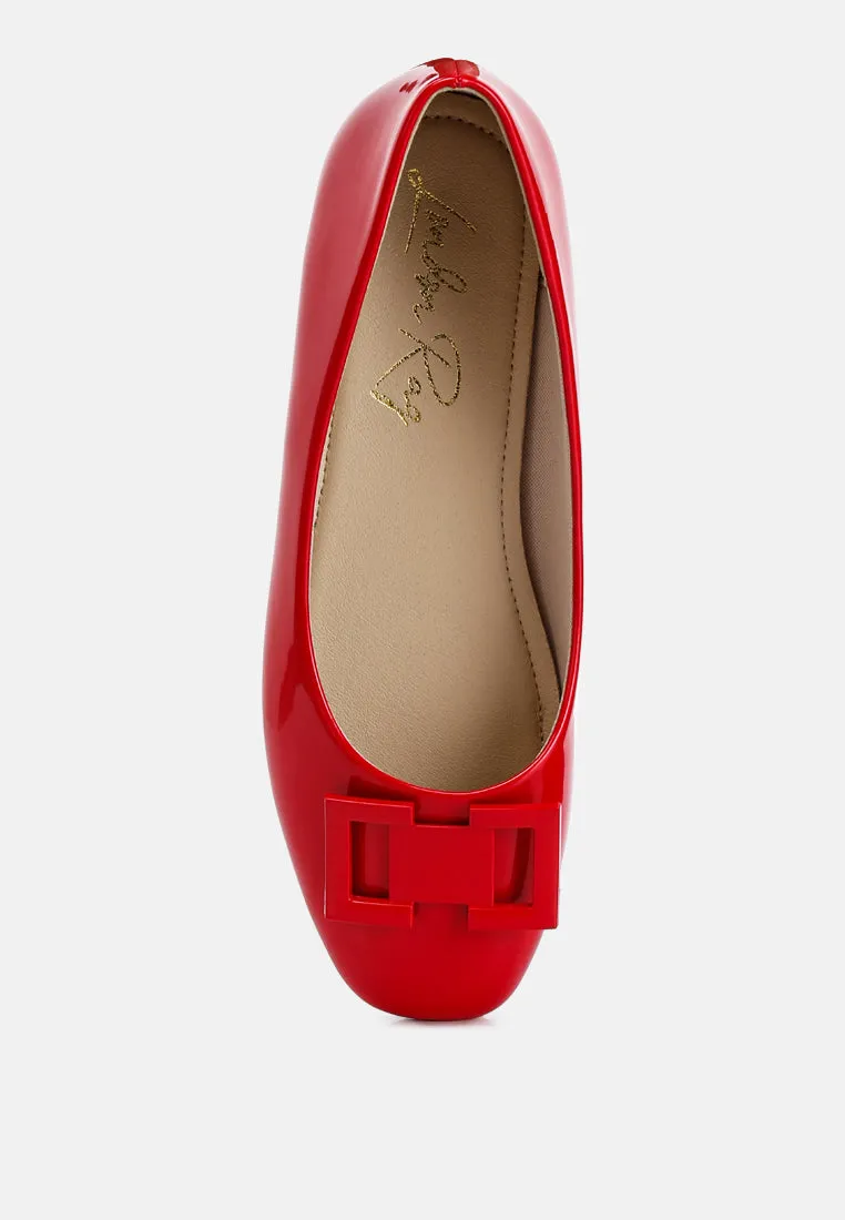 Nek Embellished Flat Ballerinas by London Rag