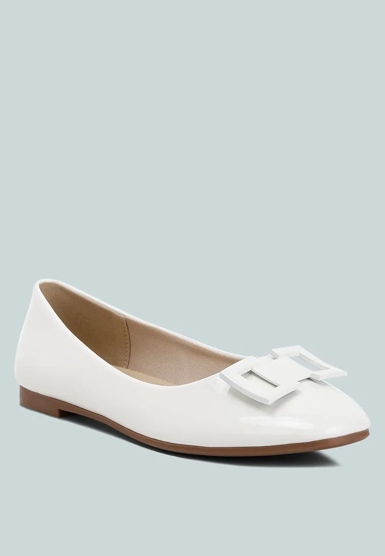 Nek Embellished Flat Ballerinas by London Rag