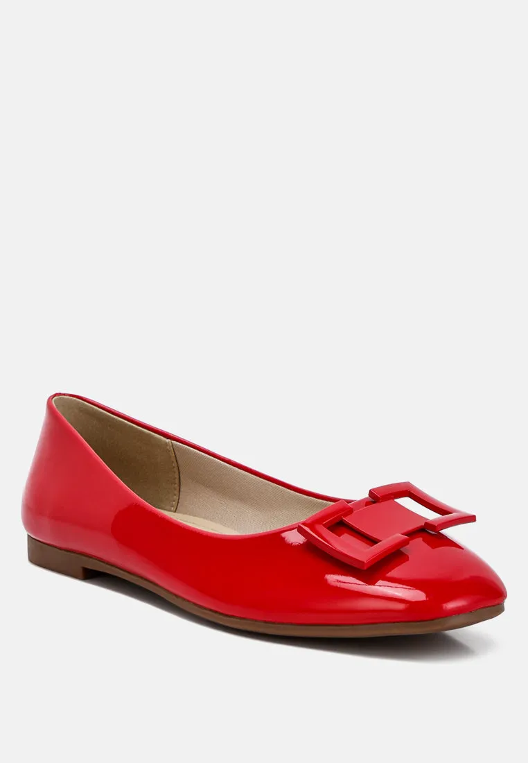 Nek Embellished Flat Ballerinas by London Rag
