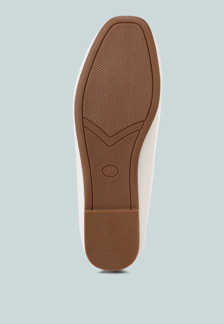 Nek Embellished Flat Ballerinas by London Rag