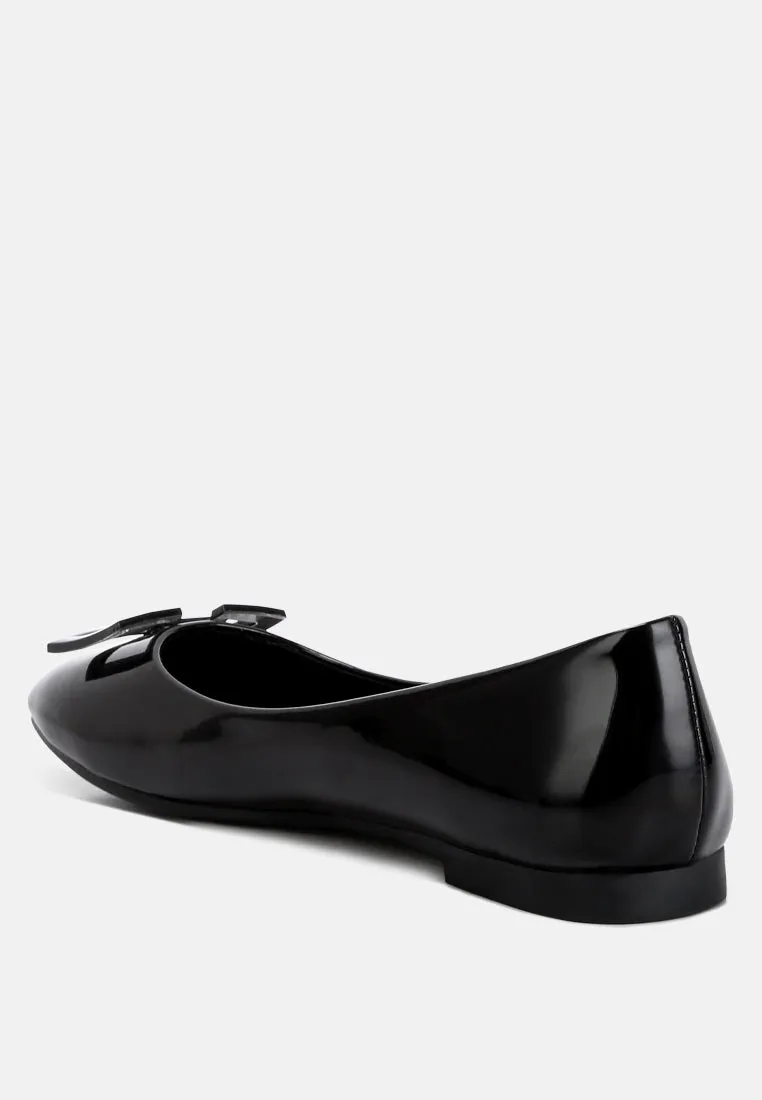 Nek Embellished Flat Ballerinas by London Rag