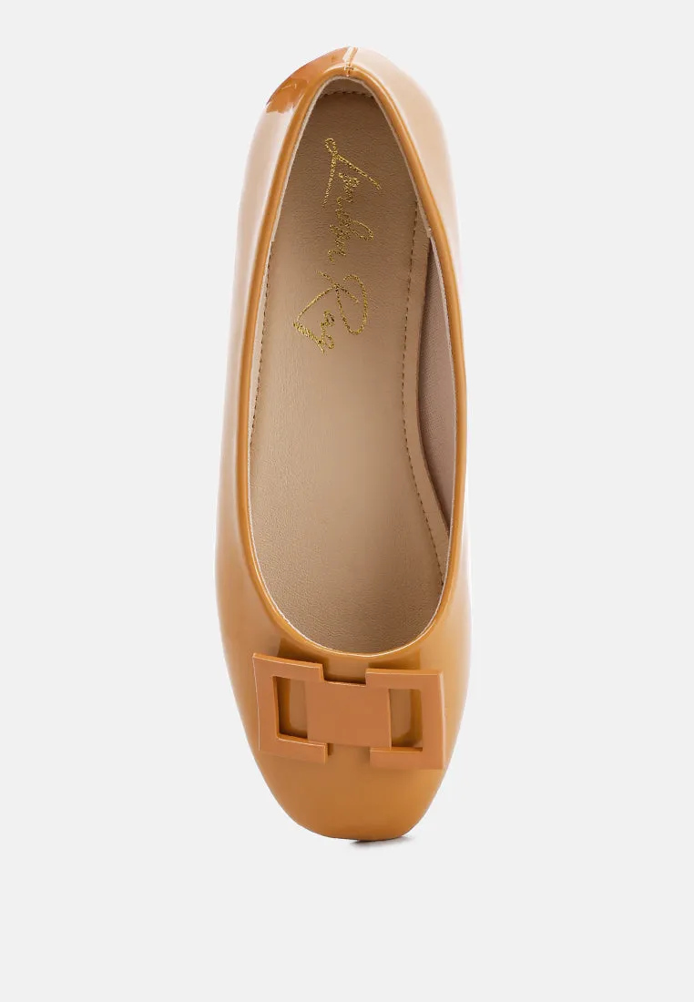 Nek Embellished Flat Ballerinas by London Rag