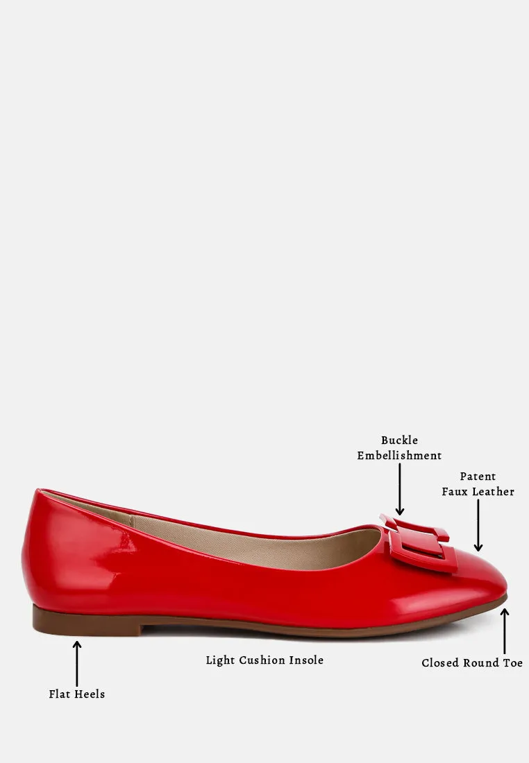 Nek Embellished Flat Ballerinas by London Rag