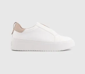 Office Farrah Platform Slip On White
