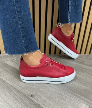 Paul Green (SS25) Trainer with Elasticated Laces 5017-38 - Maincalf Salsa (PG8)