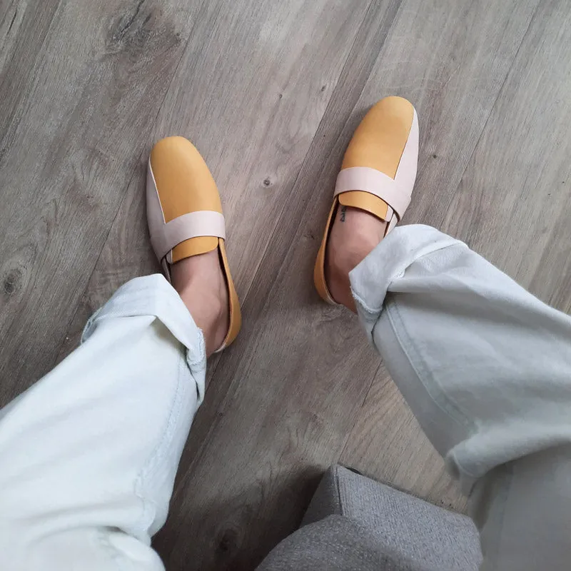 SS24 MONDRIAN Natural | Leather Loafers