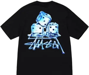 Stussy Melted Tee Black