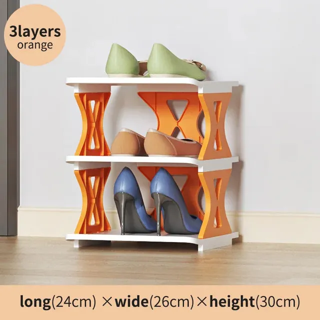 Tahoe Essentials Multi-Layer Plastic Shoe Rack – Organize with Style