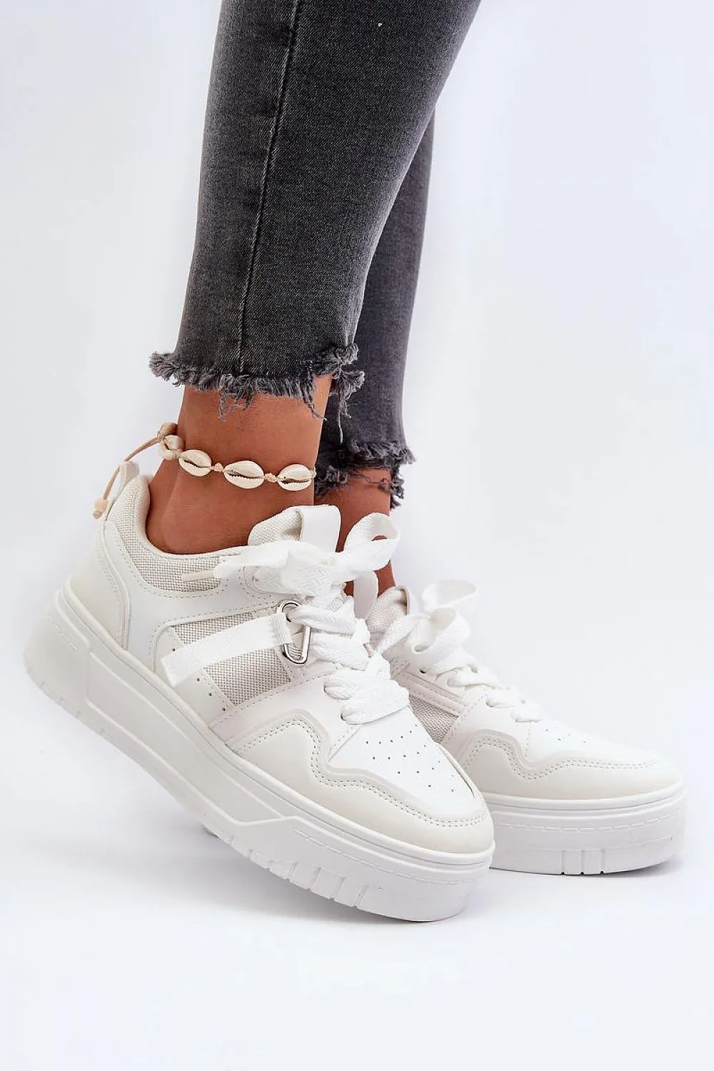 TEEK - Rebellion Ribbon Tied Sneakers
