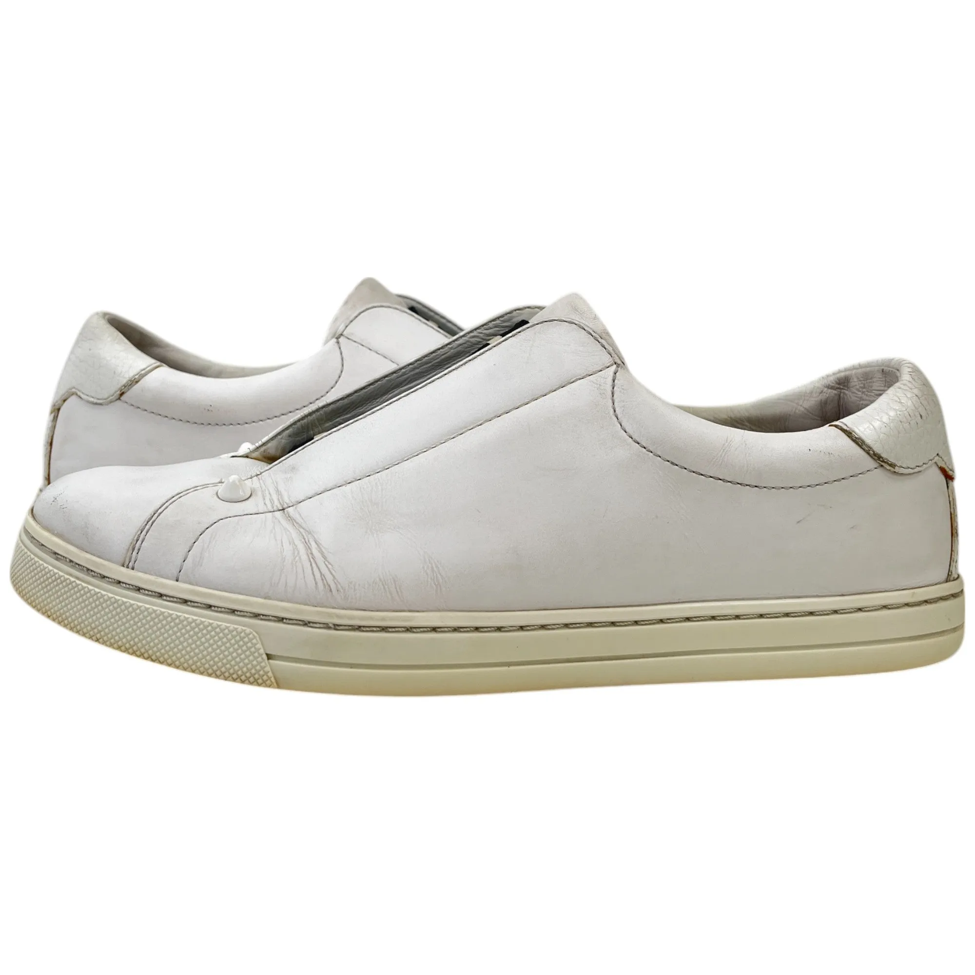 Women's Ff Logo Low Trainers White Size EU 38 / UK 5