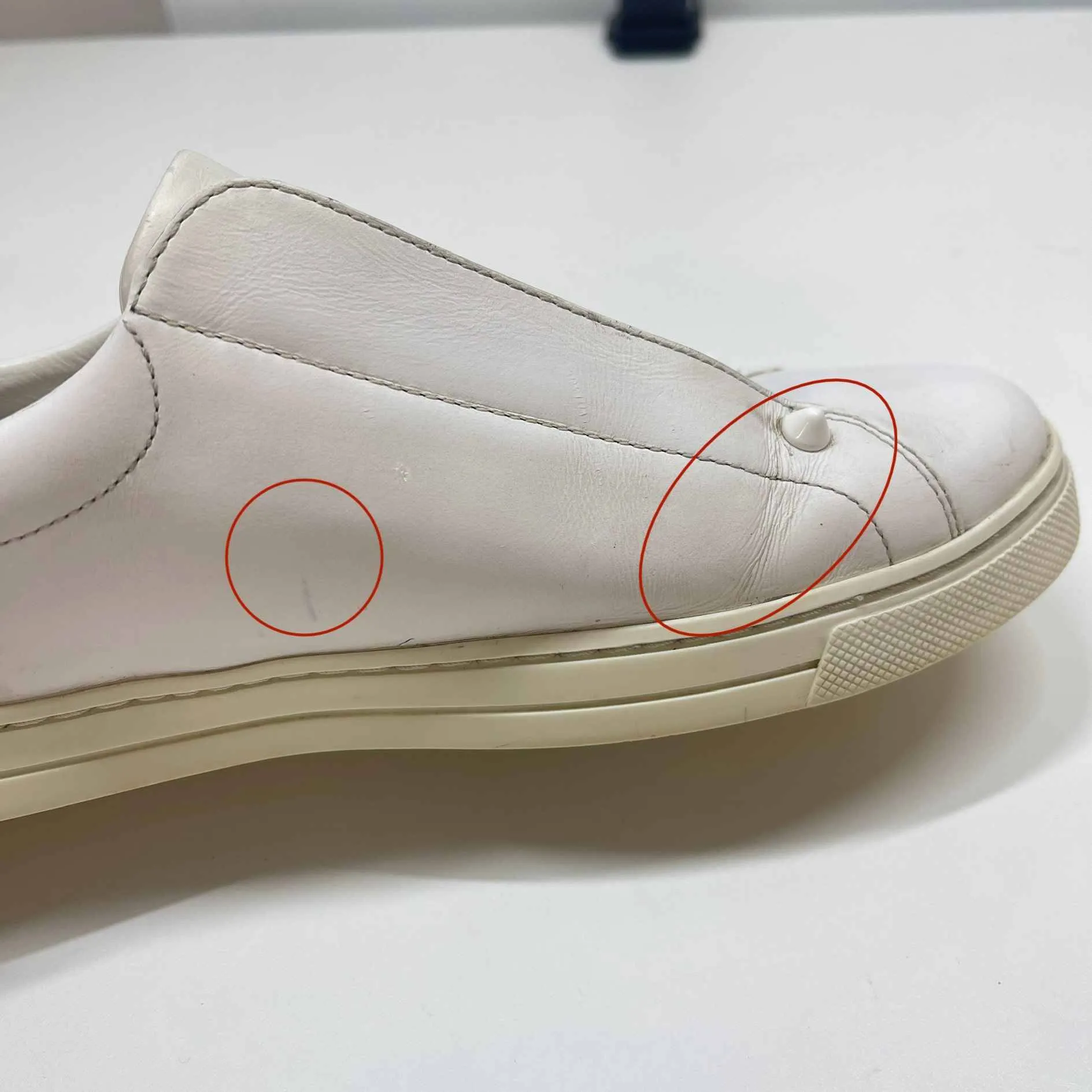 Women's Ff Logo Low Trainers White Size EU 38 / UK 5