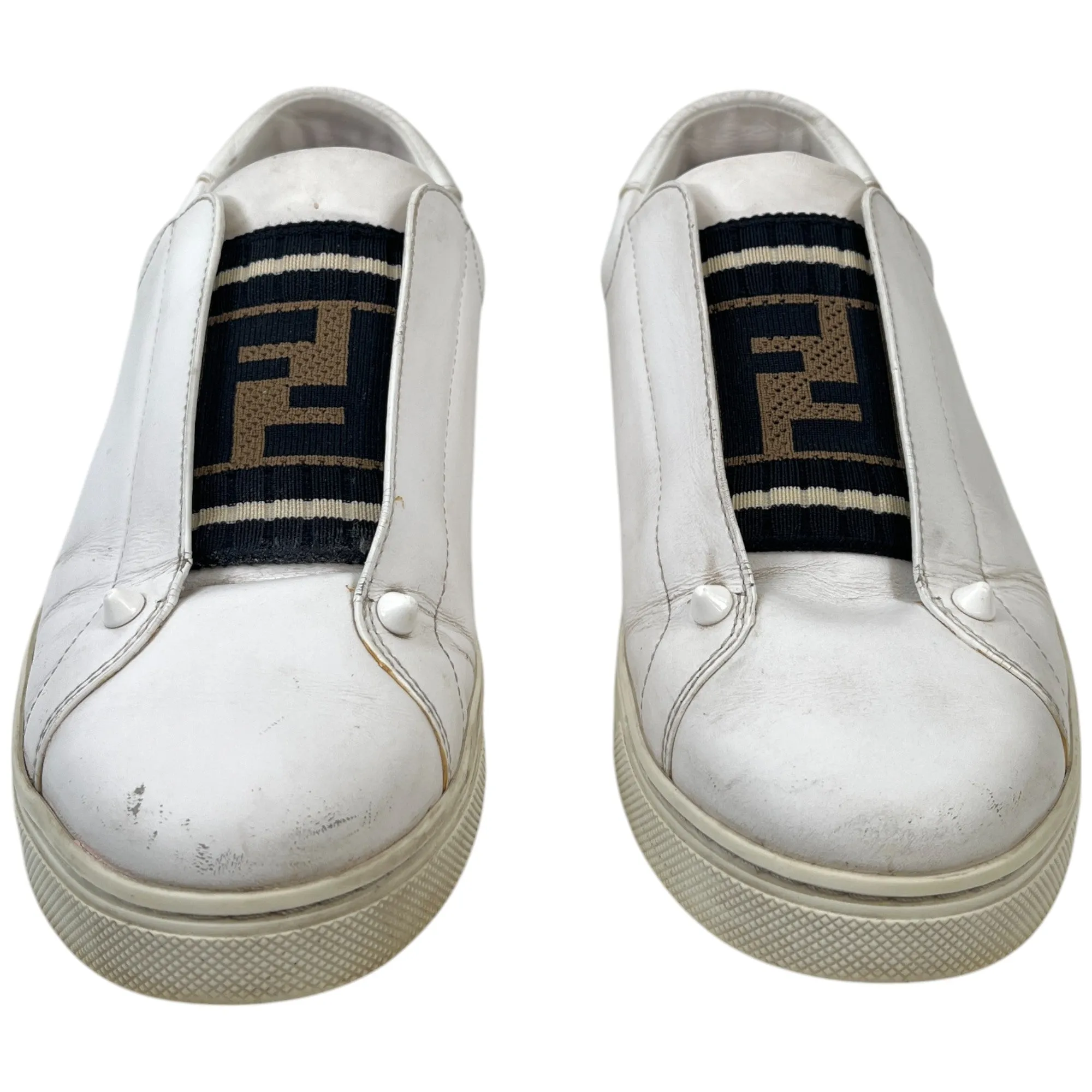 Women's Ff Logo Low Trainers White Size EU 38 / UK 5