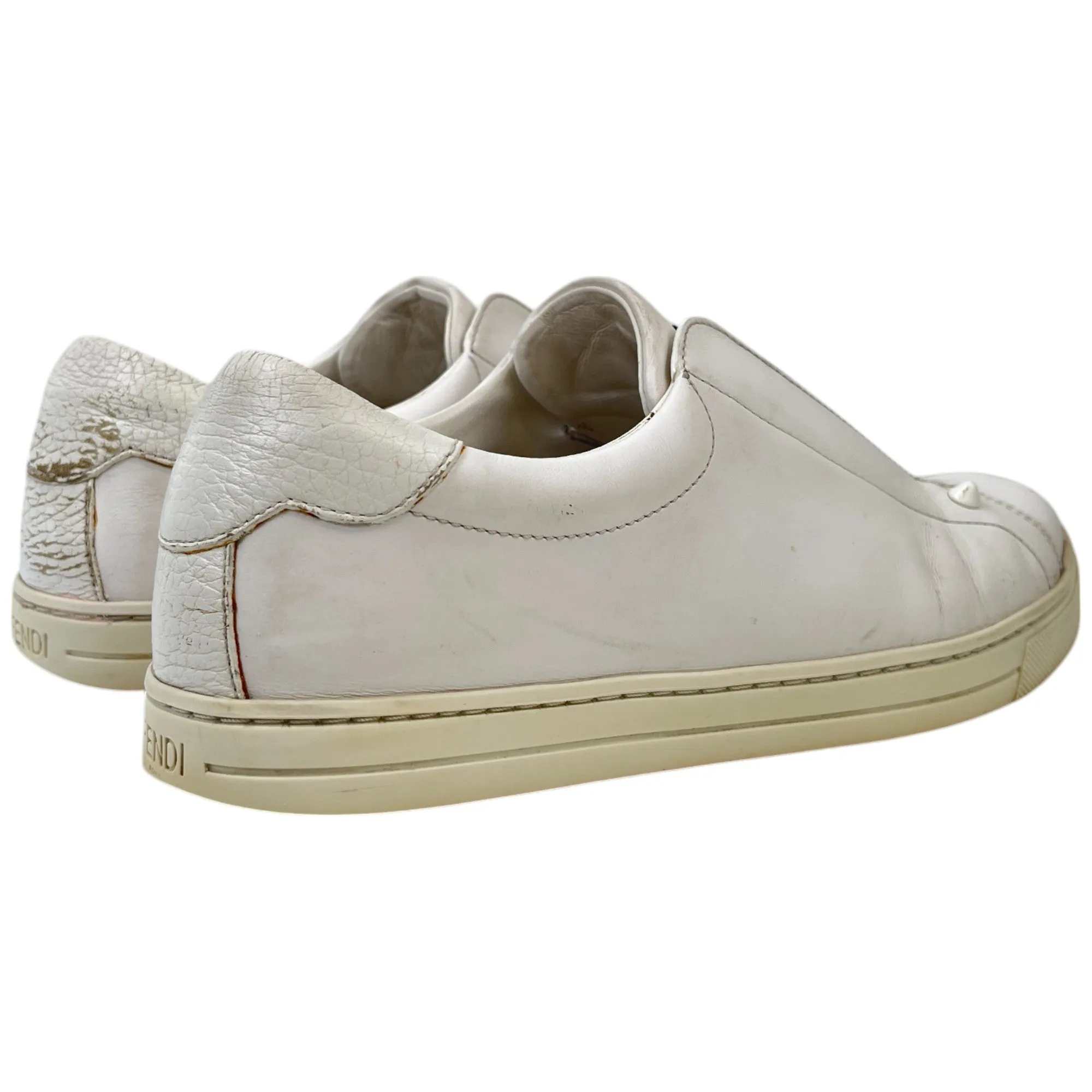 Women's Ff Logo Low Trainers White Size EU 38 / UK 5