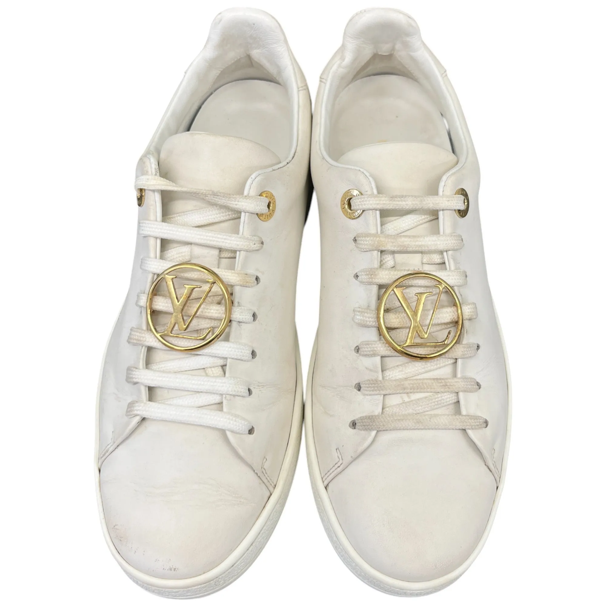 Women's Frontrow Lv Logo Low Trainers White Size EU 37 / UK 4