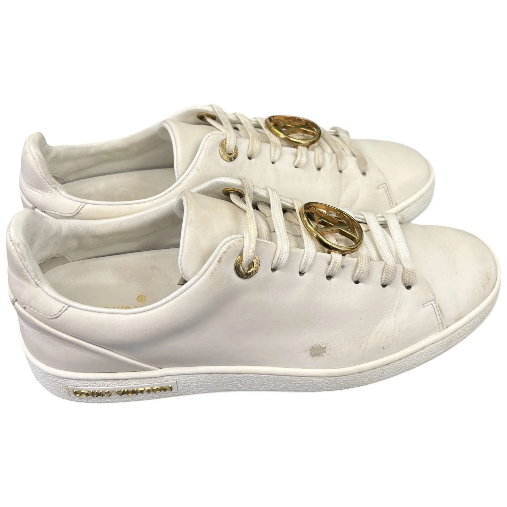 Women's Frontrow Lv Logo Low Trainers White Size EU 37 / UK 4