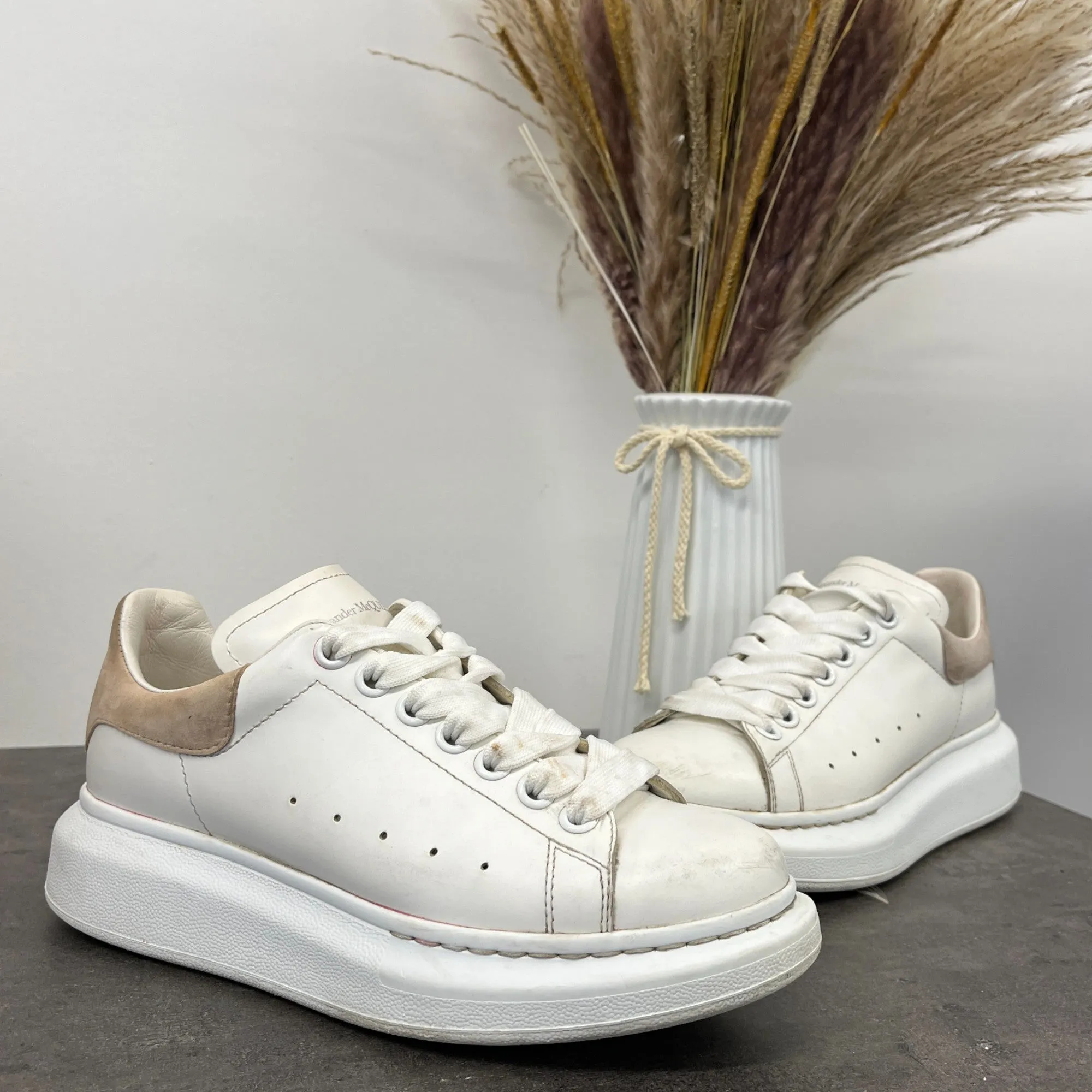 Women's Oversized Low Trainers White Size EU 37 / UK 4